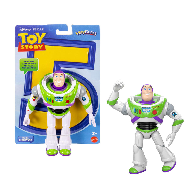 Mattel Disney Pixar Toy Story 5 - Buzz Lightyear Space Ranger, action figure da 18cm con 10 punti di articolazione, design fedele al film 2026, 3+ anni, JKV15