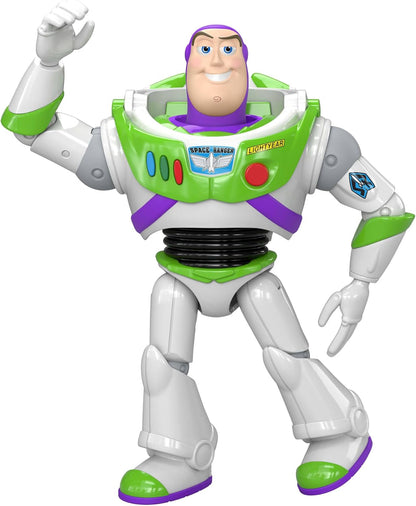 Mattel Disney and Pixar Toy Story 5 Buzz Lightyear Action Figure 7 Inch Tall Space Ranger, 10 Posable Joints, Playscale Movie Accurate, JKV15