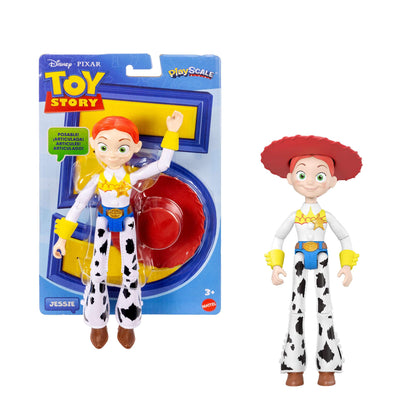 Mattel Disney and Pixar Toy Story 5 Jessie Action Figure 8.8 Inch Tall Cowgirl, 12 Posable Joints, Playscale Movie Accurate, Removable Hat, JKV16