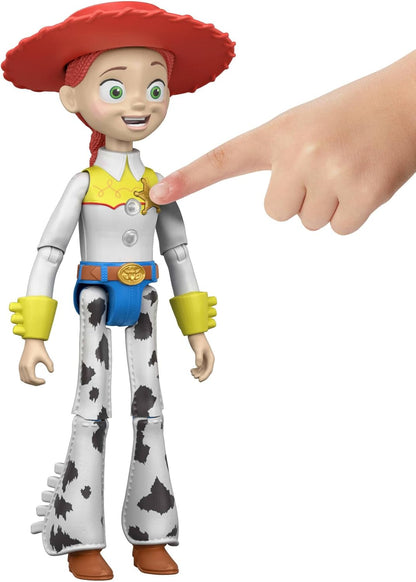 Mattel Disney und Pixar Toy Story 5, sprechende Interactables-Figuren, 18 cm maßstabsgetreu, Sprüche aus dem Film und Unterhaltung mit Anderen Figuren der Reihe, JKV27
