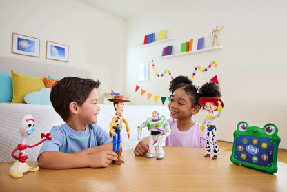 Mattel Disney und Pixar Toy Story 5, sprechende Interactables-Figuren, 18 cm maßstabsgetreu, Sprüche aus dem Film und Unterhaltung mit Anderen Figuren der Reihe, JKV26