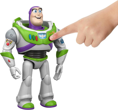 Mattel Disney und Pixar Toy Story 5, sprechende Interactables-Figuren, 18 cm maßstabsgetreu, Sprüche aus dem Film und Unterhaltung mit Anderen Figuren der Reihe, JKV26