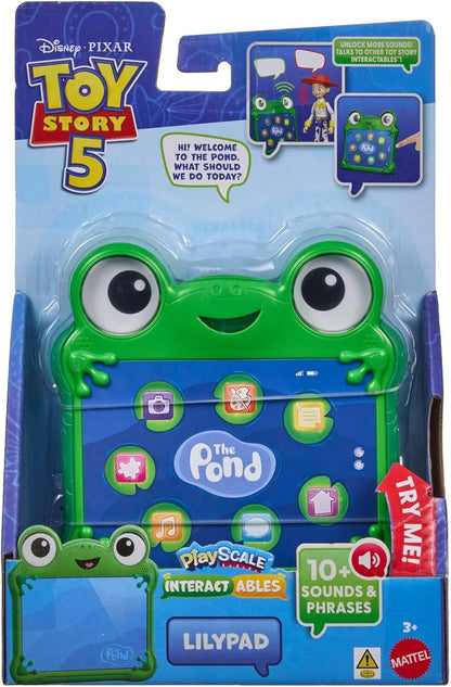 Mattel Disney and Pixar Toy Story 5 Interactables Figure, Lilypad 6 Inch Playscale, Movie Phrases & Converses with Other Characters in Line, JKV28