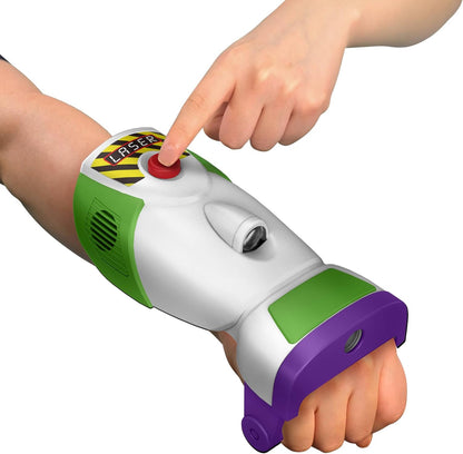 Mattel Disney and Pixar Toy Story 5 Space Ranger Laser Gauntlet Buzz Lightyear Roleplay Item with Lights, vibrations, 35+ Sounds and Phrases, JKV42