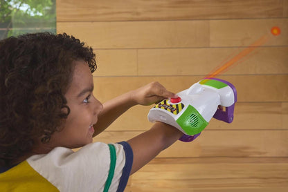 Mattel Disney and Pixar Toy Story 5 Space Ranger Laser Gauntlet Buzz Lightyear Roleplay Item with Lights, vibrations, 35+ Sounds and Phrases, JKV42