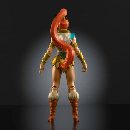 Masters of the Universe Origins Action Figure 200X Cartoon Collection Teela, 5.5 Inch 1980s MOTU Heroine, Ponytailed Hair, Detailed Design & Staff, JHK00