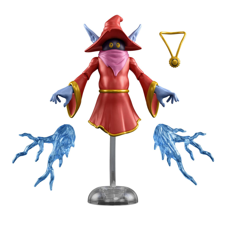 Masters of the Universe Origins Action Figure 200X Cartoon Collection Orko, 5.5 Inch 1980s MOTU TV Wizard, Detailed Design & Clear Stand, Magic Effect, JHK01