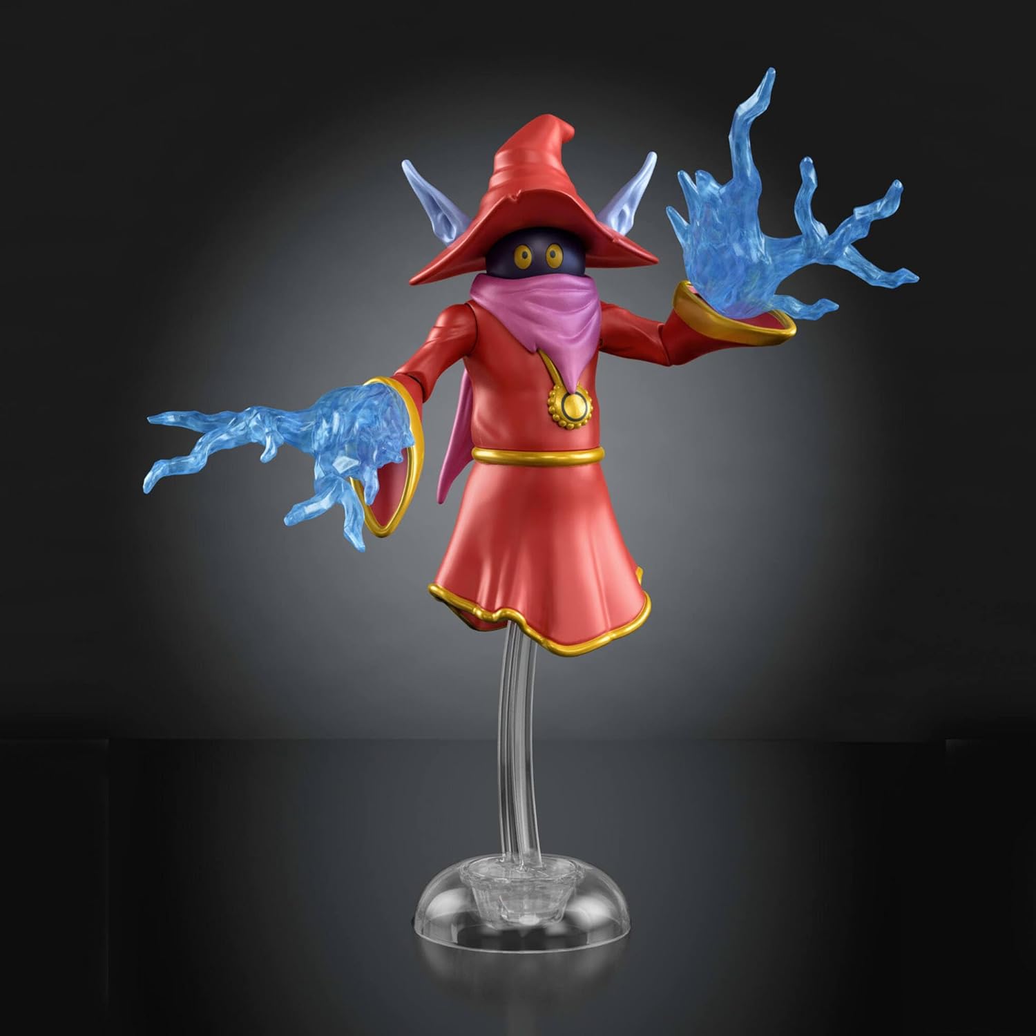 Masters of the Universe Origins Action Figure 200X Cartoon Collection Orko, 5.5 Inch 1980s MOTU TV Wizard, Detailed Design & Clear Stand, Magic Effect, JHK01