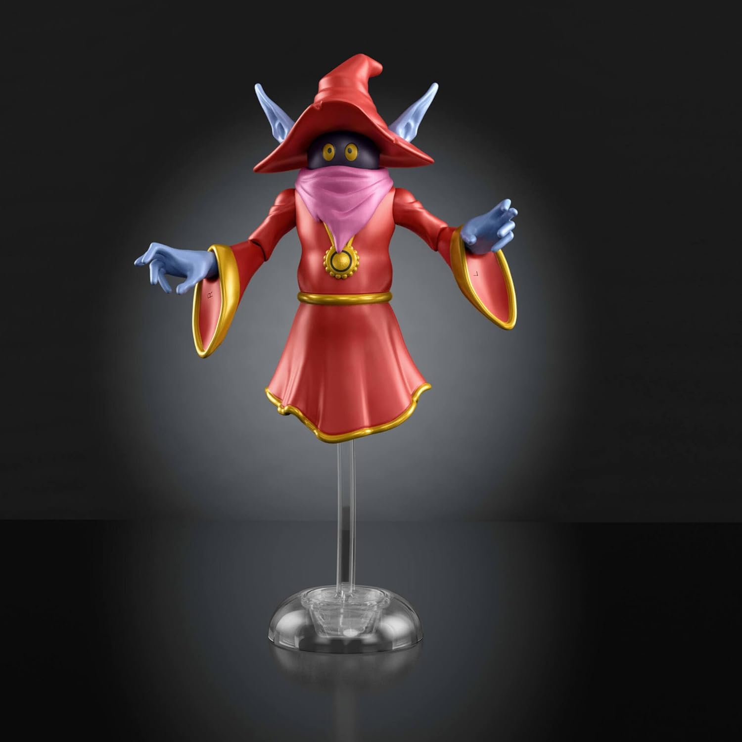Masters of the Universe Origins Action Figure 200X Cartoon Collection Orko, 5.5 Inch 1980s MOTU TV Wizard, Detailed Design & Clear Stand, Magic Effect, JHK01