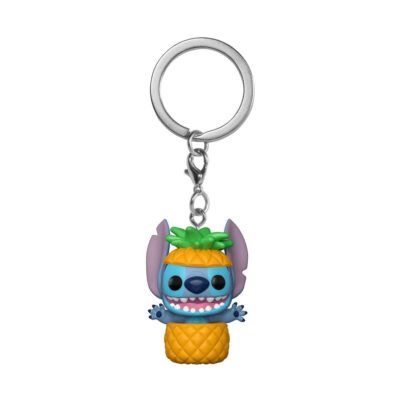 Funko POP! Keychain: Lilo & Stitch - Stitch in pineapple Novelty Keyring - Collectable Mini Figure - Stocking Filler - Gift Idea - Official Merchandise - Backpack Decor