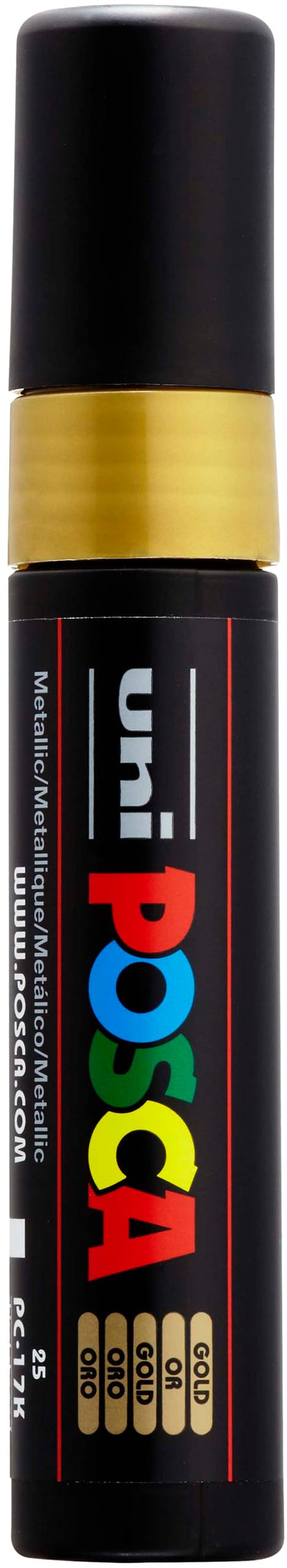 Uni Posca - Uni Posca Verfmarker 17K Goud - Blokpunt 15mm