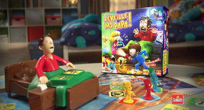 Goliath – 70582 ”Réveille Pas Papa” Action and Reflex Game (French version