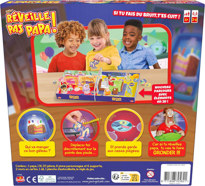 Goliath – 70582 ”Réveille Pas Papa” Action and Reflex Game (French version