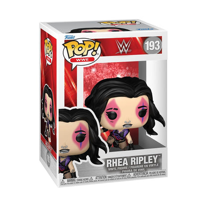 Funko POP! WWE: Wrestle Mania 40 - Rhea Ripley - 1 in 6 chance of receiving the rare Chase variant (Black Light) - Collectable Vinyl Figure - Gift Idea - Official Merchandise - Toys For Kids & Adults