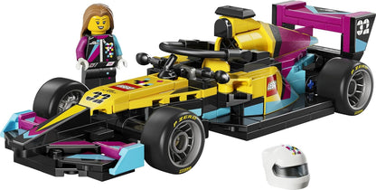 LEGO Speed Champions F1 ACADEMY Race Car Toy - Model Kit w/a Female Formula 1 Driver Minifigure - Birthday Gift for 10+ Year Old Girls, Boys & Adult Motorsport Fans - 77258