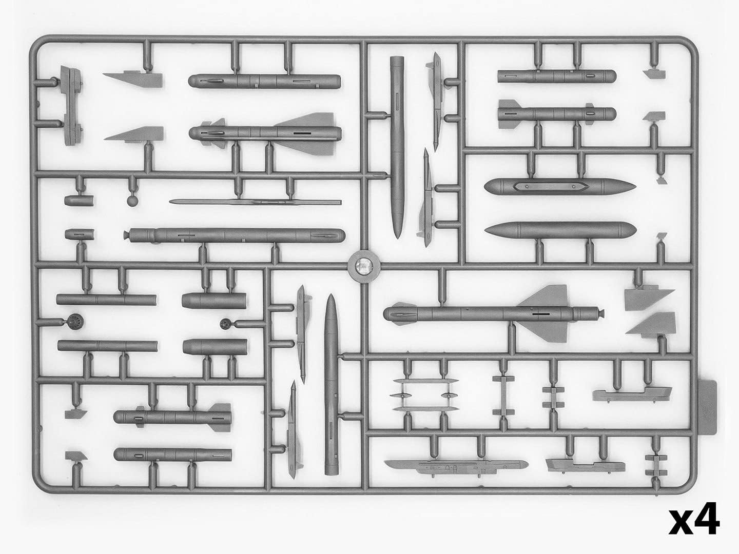 ICM ICM72213 1:72-Armamento aereo sovietico (missili/bombe