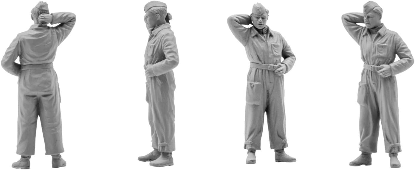 Soviet Air Force Pilots And Ground Personnel 7 Figures (1943-1945)