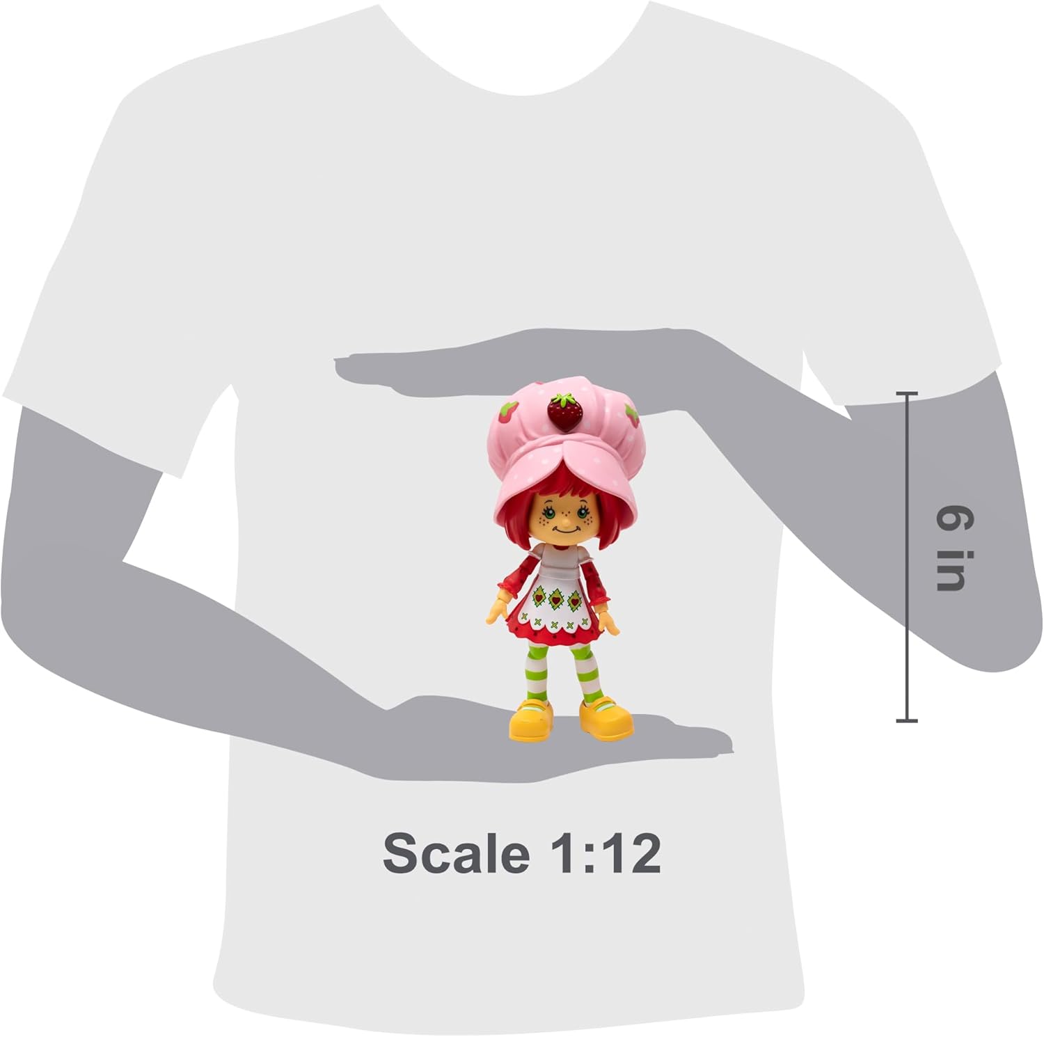 Boss Fight Studio Classica statuetta di torta alla fragola – da collezione profumata con cappello rimovibile e compagno animale – scala 1:12