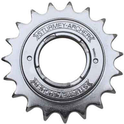 Sun Race 19 dents roue libre pour chaîne Chromé