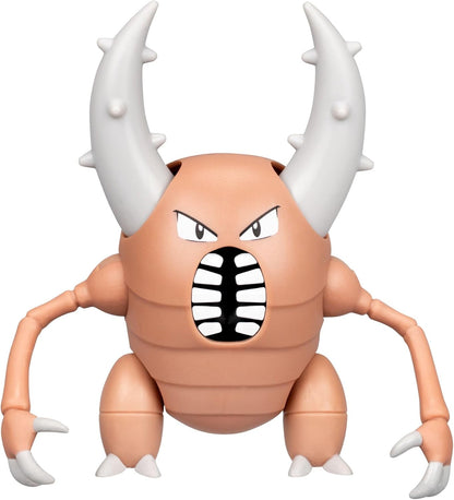 Pokémon Pinsir Battle Feature Figure - 4.5-Inch Pinsir Battle Ready Figure with Horn Attack