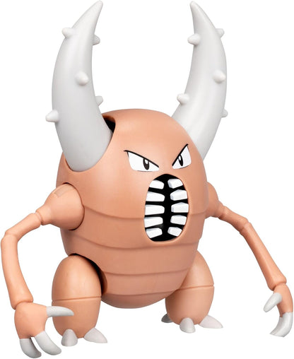 Pokémon Pinsir Battle Feature Figure - 4.5-Inch Pinsir Battle Ready Figure with Horn Attack