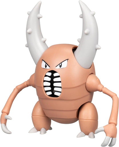 Pokémon Pinsir Battle Feature Figure - 4.5-Inch Pinsir Battle Ready Figure with Horn Attack