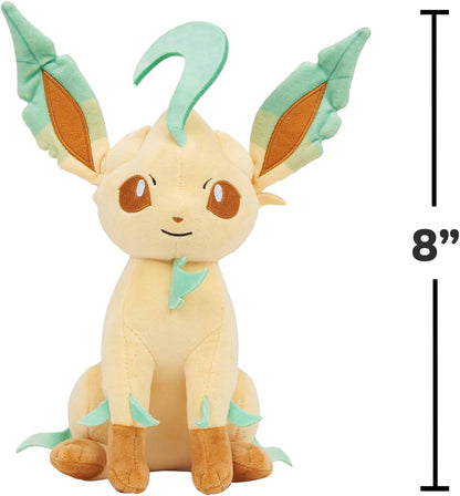 Pokémon Leafeon Plush - 8-Inch Plush with Authentic Details