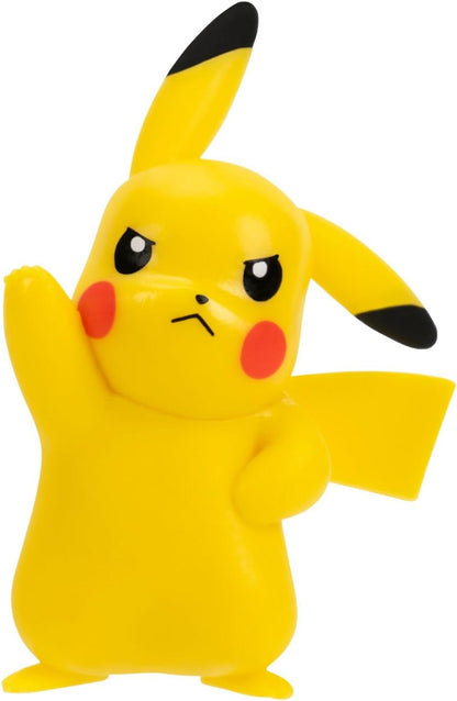 Pokémon Pikachu Clip ‘N’ Go Belt Set - 2-Inch Pikachu Battle Figure with Premier Ball, Ultra Ball, and Electric-Type Themed Belt