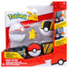 Pokémon Pikachu Clip ‘N’ Go Belt Set - 2-Inch Pikachu Battle Figure with Premier Ball, Ultra Ball, and Electric-Type Themed Belt