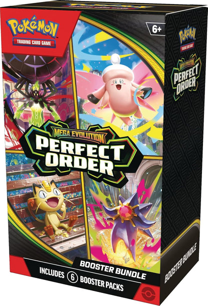 Pokémon TCG: Mega Evolution - Booster-bundel voor perfecte bestelling (6 Boosterpakketten