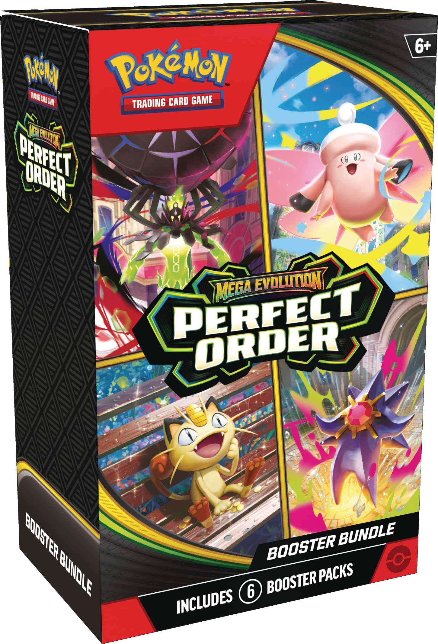 Pokémon TCG: Mega Evolution - Booster-bundel voor perfecte bestelling (6 Boosterpakketten