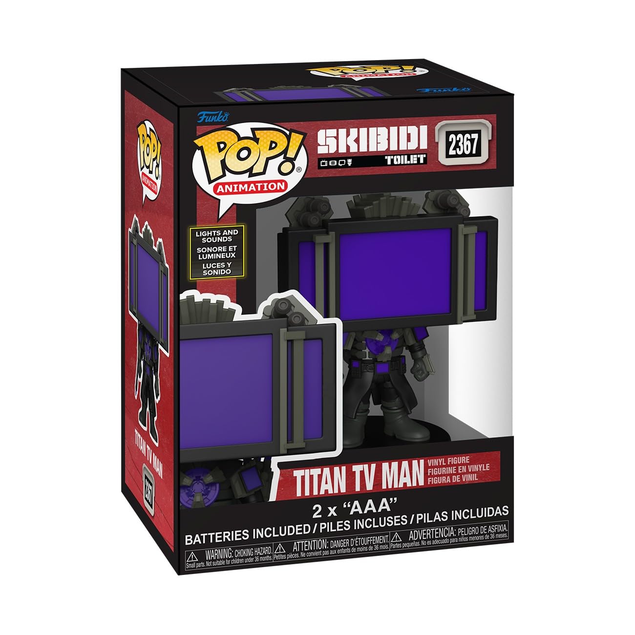 Funko POP! SFX: Skibidi - Titan TV Man - Figura in vinile da collezione - Idea regalo - Prodotto ufficiale - Giocattoli per bambini e adulti - Modello di figura per collezionisti ed esposizione