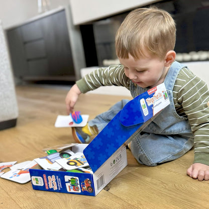 The Learning Journey My First Match It - Things That Go Puzzle For Kids - Helps Interactive Child Development, Problem-Solving and Motor Skills - 15 Self-Correcting Puzzle Sets - For 2+ Years