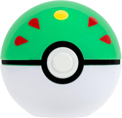 Pokémon Fenniken Clip ‘N’ Go Belt Set - 2-Inch Fenniken Battle Figure with Poké Ball, Friend Ball, and Fire-Type Themed Belt