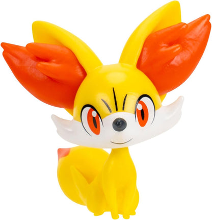 Pokémon Fenniken Clip ‘N’ Go Belt Set - 2-Inch Fenniken Battle Figure with Poké Ball, Friend Ball, and Fire-Type Themed Belt
