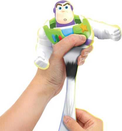 Goo Jitzu et Disney Pixar Toy Story Personnages extensibles, Buzz l'éclair, Boisé, Remplissage Goo, Super Extensible