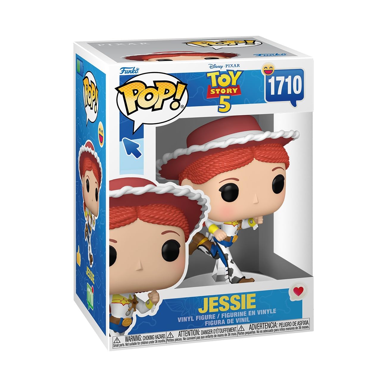 Funko POP! Disney: Toy Story 5 - Jessie - Sammelbare Vinylfigur - Geschenkidee - Offizielles Merchandise - Spielzeug für Kinder & Erwachsene - Modellfigur für Sammler und zur Ausstellung
