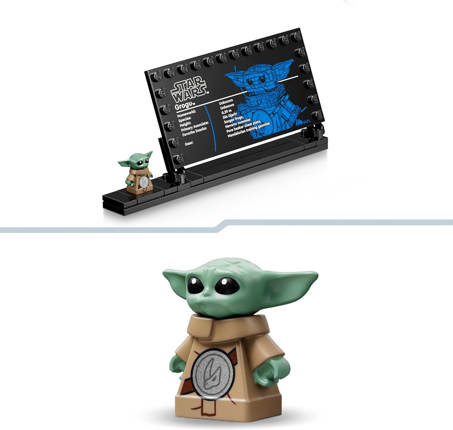 LEGO Star Wars 75446 Grogu als Leerling van de Mandalorian Bouwbaar Speelgoed - Bouwpakket voor Kinderen met Beskar Pantser - Kinderkamer Decoratie - Cadeau voor Jongens, Meisjes en Fans vanaf 10 Jaar