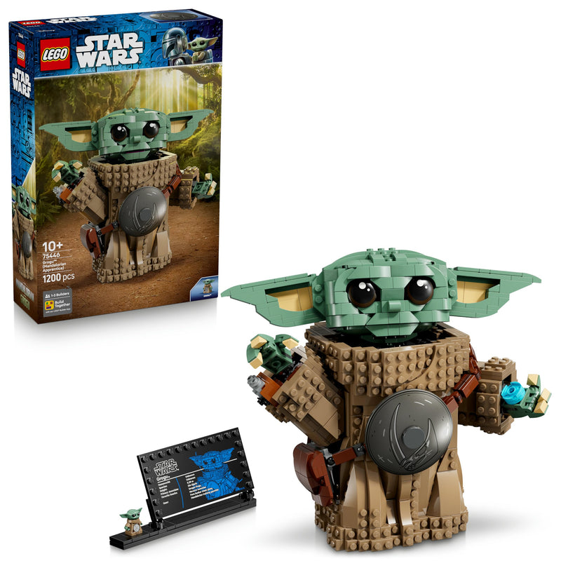 LEGO Star Wars 75446 Grogu als Leerling van de Mandalorian Bouwbaar Speelgoed - Bouwpakket voor Kinderen met Beskar Pantser - Kinderkamer Decoratie - Cadeau voor Jongens, Meisjes en Fans vanaf 10 Jaar