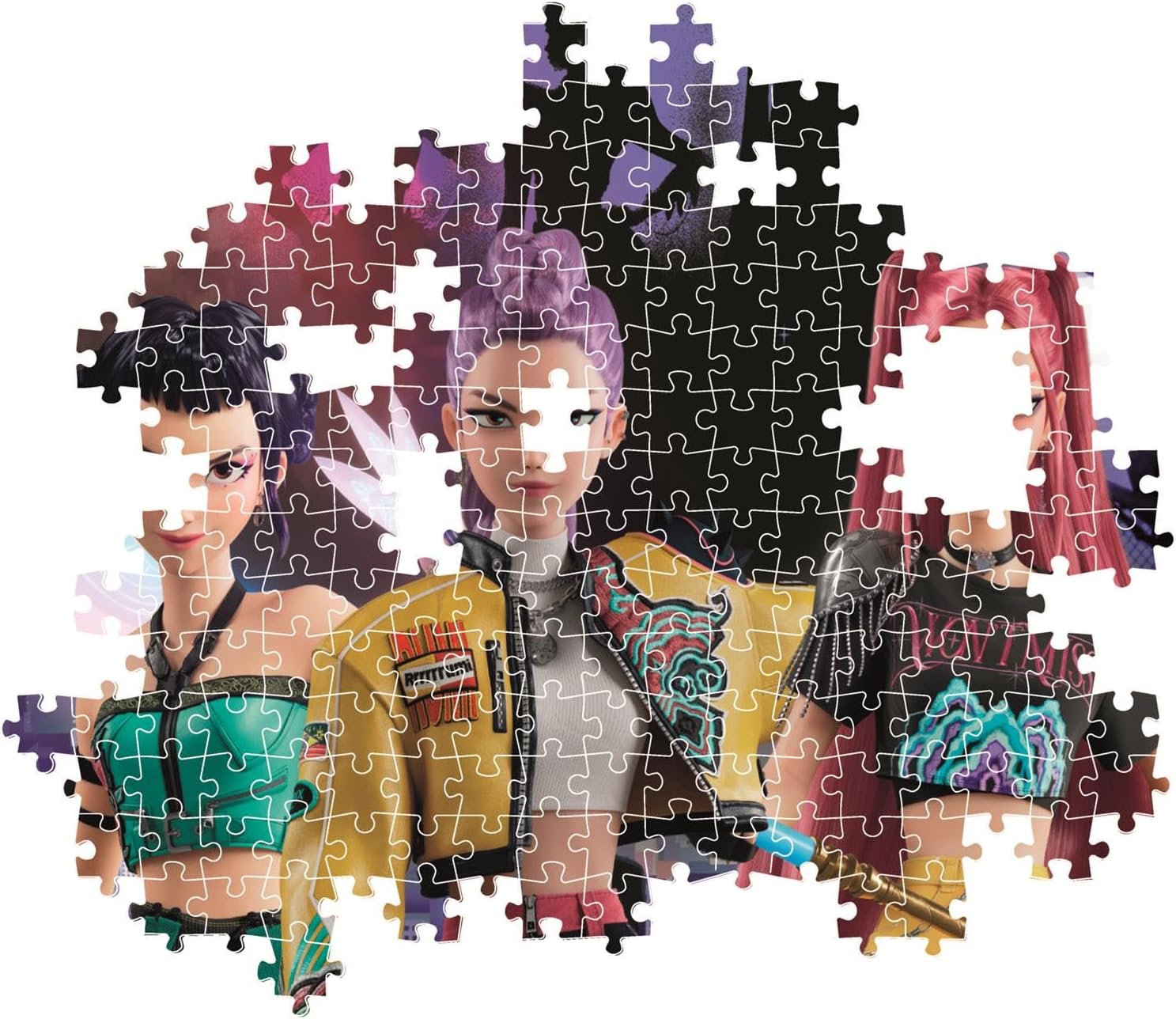 Clementoni Kpop Demon Hunters Puzzle 500 Teile Erwachsene - Puzzle Erwachsene in 49 x 36 cm - Puzzle Erwachsene anspruchsvoll von Clementoni 35626