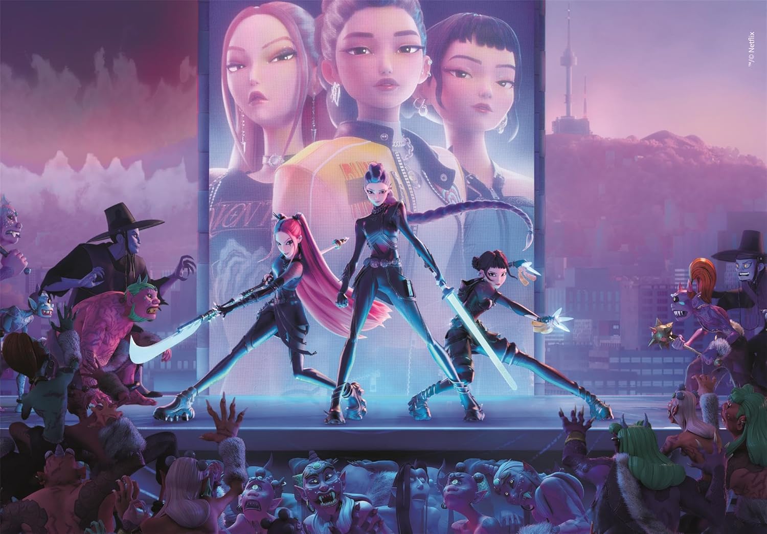 K-Pop Demon Hunters (Compact Box 1000 stukjes) (Puzzle)