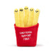 WHAT DO YOU MEME? Emotional Support Fries - Size Large - The Original Viral Cuddly Plush Comfort Food, Unique Gift for Valentine's Day, Birthdays, Christmas, Friendship & Anniversary's