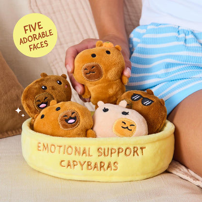 Spectron - Emotional Support Capibaras Knuffels - 6Dlg.