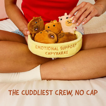 Spectron - Emotional Support Capibaras Knuffels - 6Dlg.