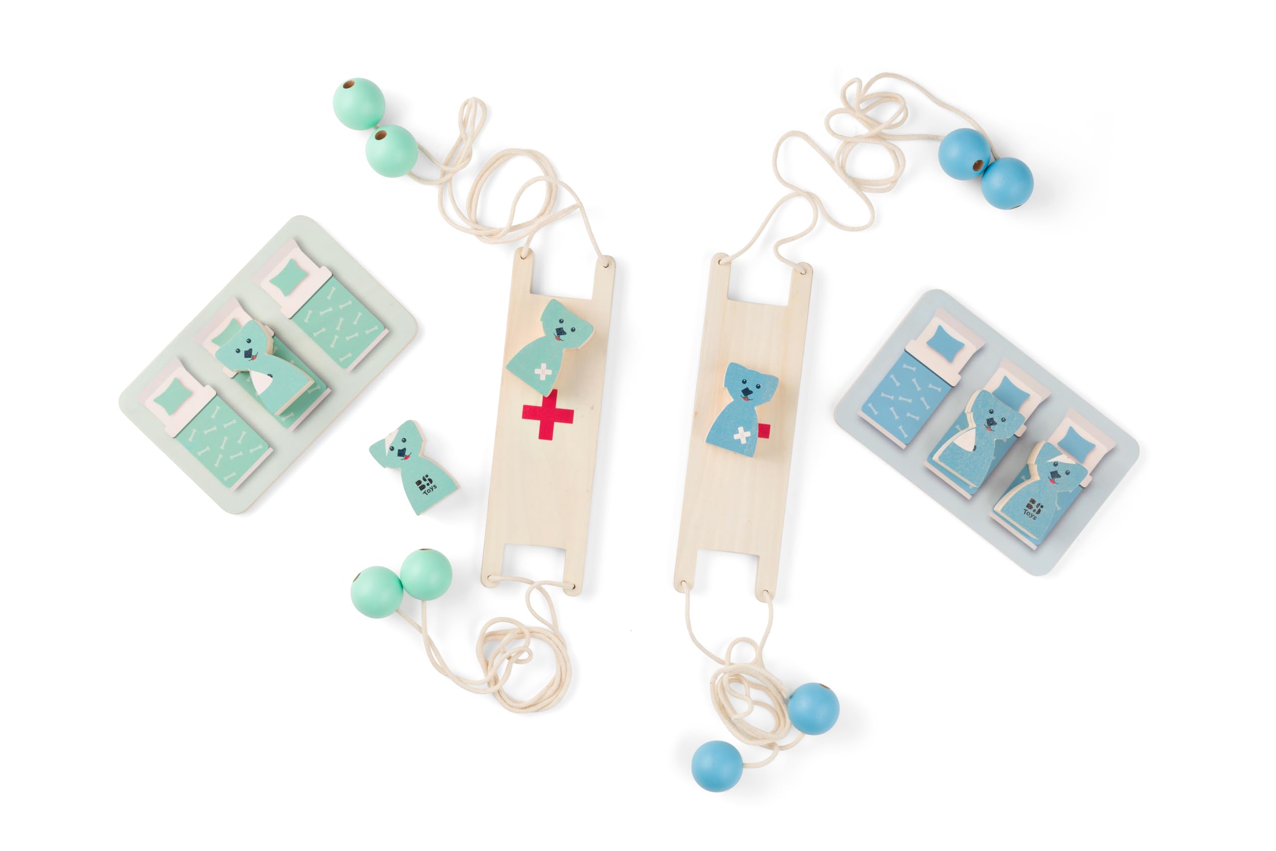 BS Toys – Hondenreddingsspel met brancards en bedden – 4+ jaar