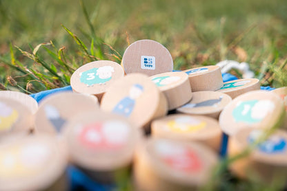 BS Toys – Houten Achtervolgingsspel – Vang Schapen en Vermijd Wolven – 3+ Jaar