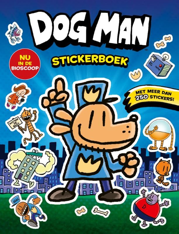 Centraal Boekhuis - Dog Man Stickerboek