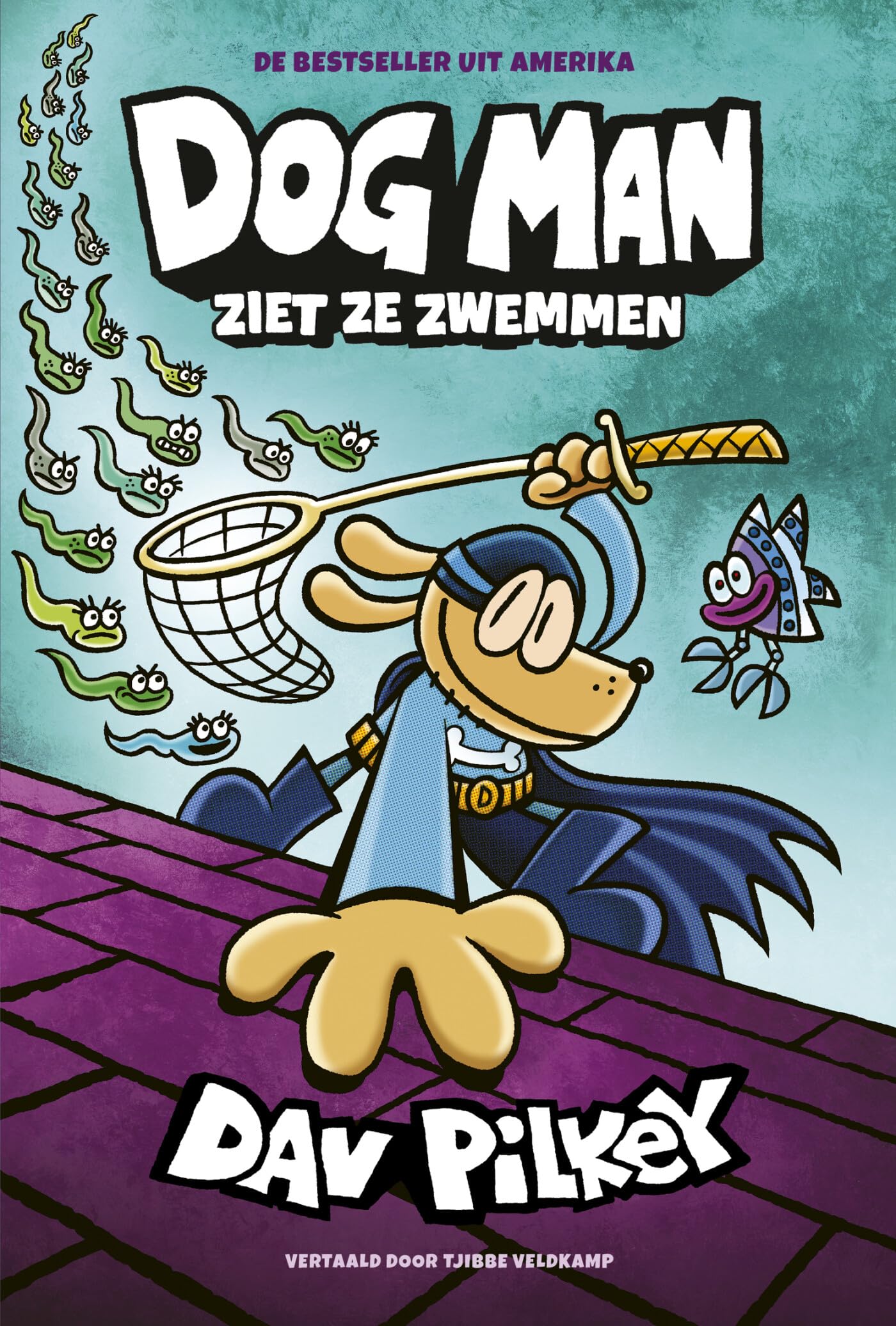 Centraal Boekhuis - Dog Man ziet ze zwemmen
