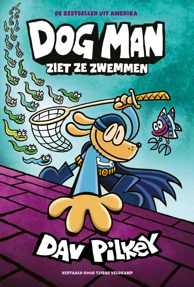 Centraal Boekhuis - Dog Man ziet ze zwemmen