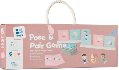 BS Toys – Imitatiespel en observatie – 30 kaarten en 4 bases – 3-4 spelers – vanaf 4 jaar
